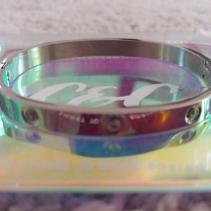 C&C Luxury Co. "Diamond" Naked Bracelet Silver